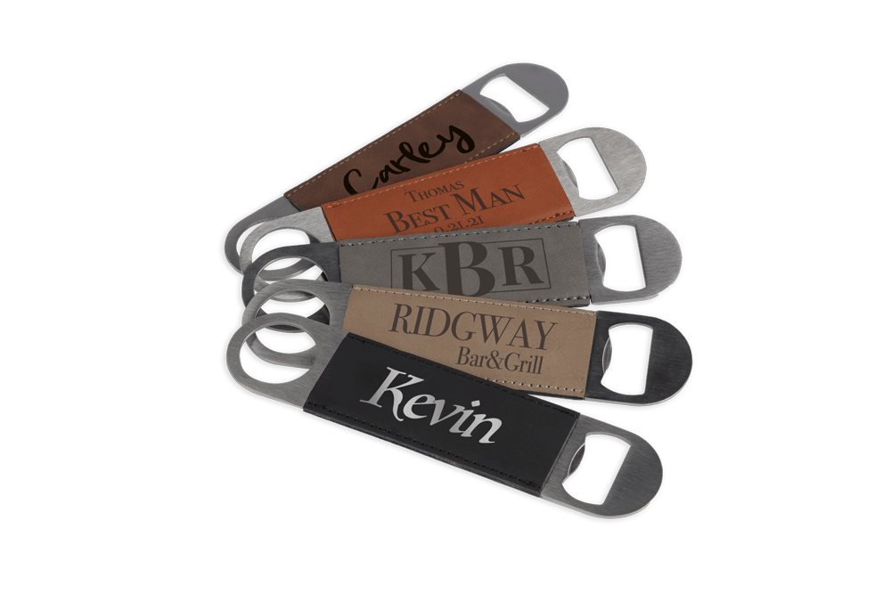 Custom Engraved Bottle Opener 1.6" x 7" in 5 Colors