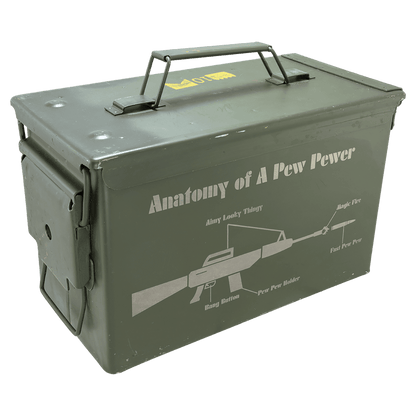 Customized 50 Caliber Army Surplus Ammo Can