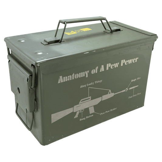 Customized 30 Caliber Army Surplus Ammo Can