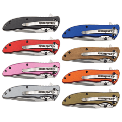 Add your Text to this Bison River 4 1/4" Everyday Carry Knife (EDC)