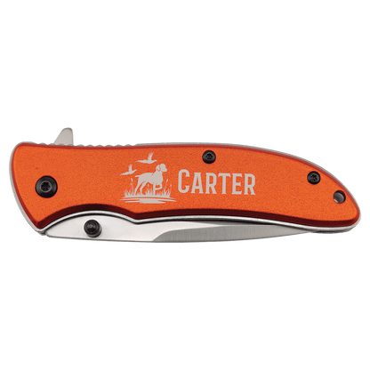 Add your Text to this Bison River 4 1/4" Everyday Carry Knife (EDC)