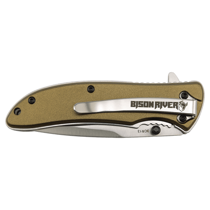 Add your Text to this Bison River 4 1/4" Everyday Carry Knife (EDC)