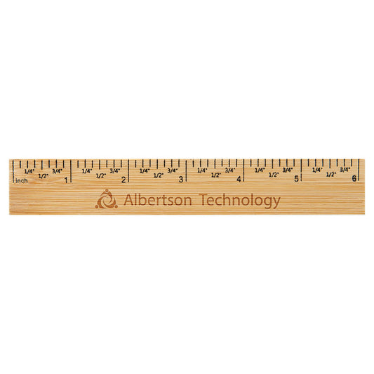 Customized 6" Bamboo Ruler