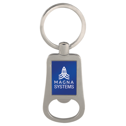 Customized 2 1/8" Bottle Opener Keychain