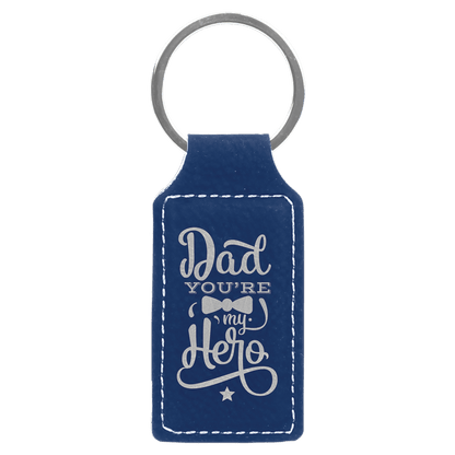 Personalized Rectangle Keychains