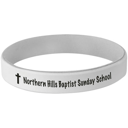 Customized Silicone Bracelet Small and Large Available