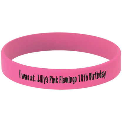 Customized Silicone Bracelet Small and Large Available