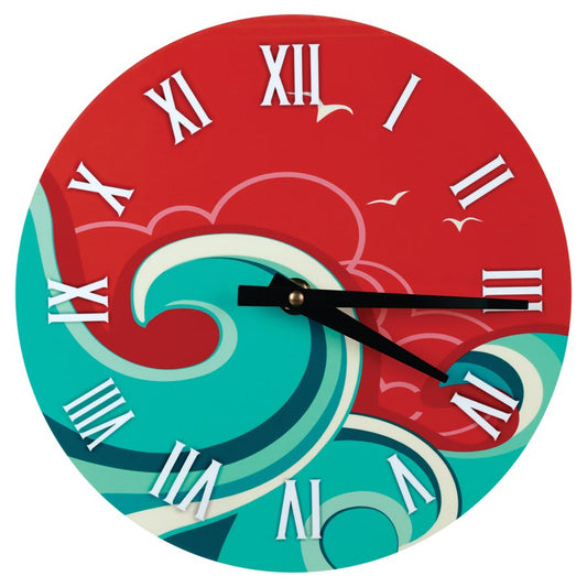 Customized Full Color 8.25" Round Clock