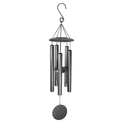 Customized 30" Black Powder Coated Aluminum Wind Chime