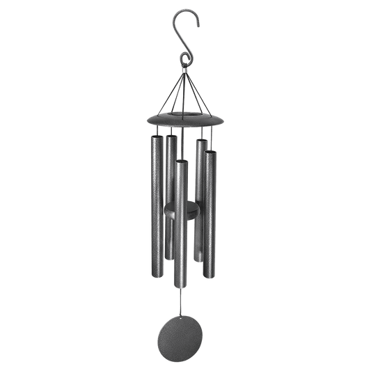 Customized 30" Black Powder Coated Aluminum Wind Chime