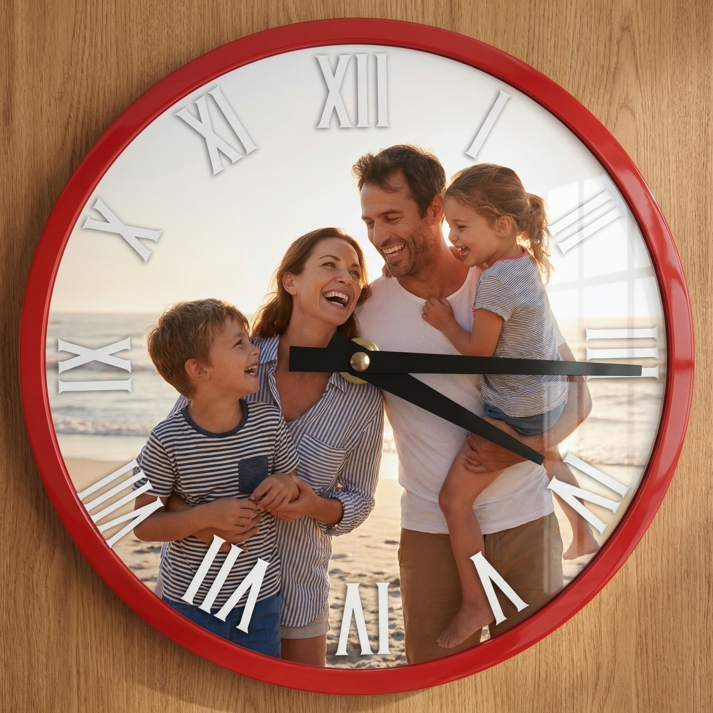 Customized Full Color 8.25" Round Clock