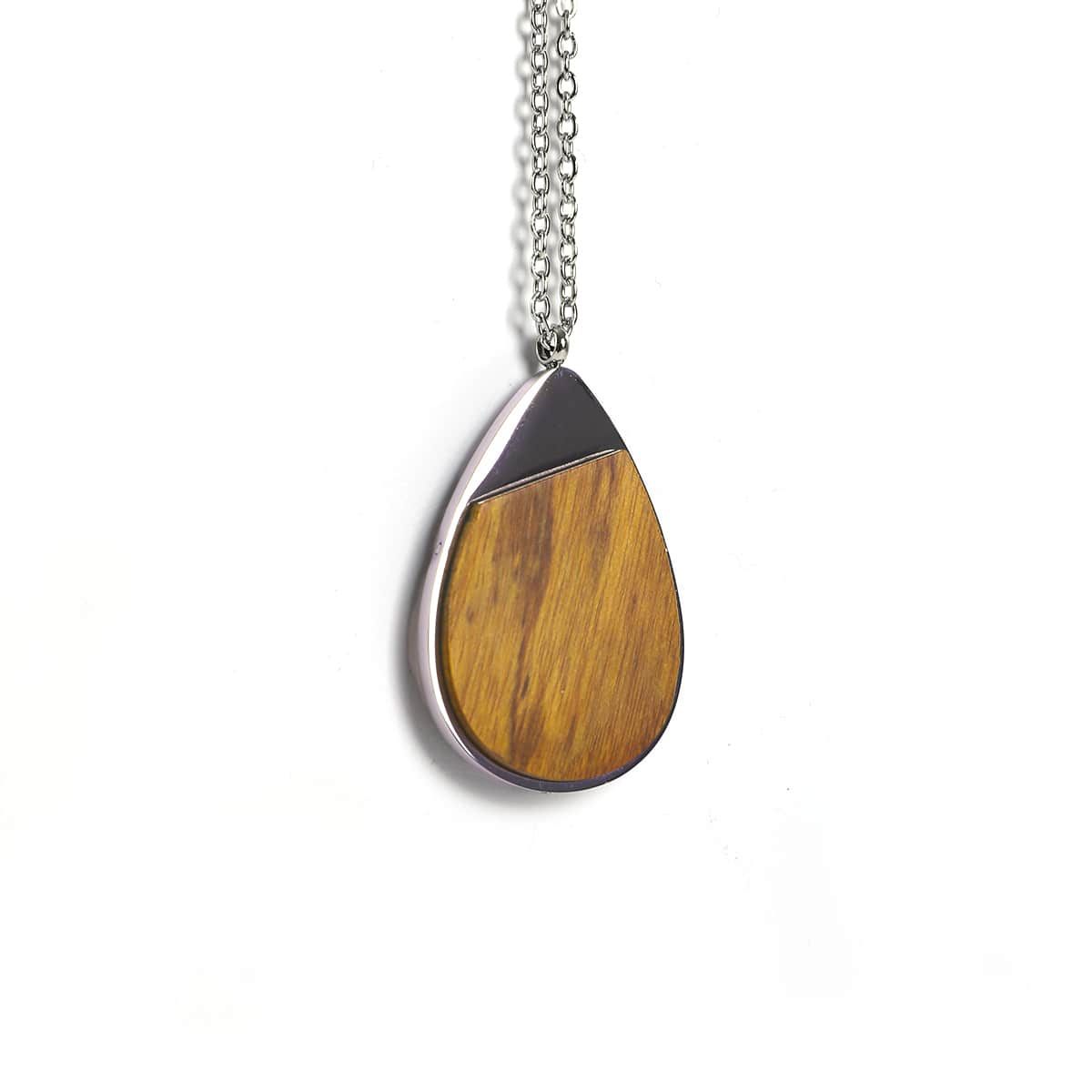 Customizable Wood Pendant Necklace