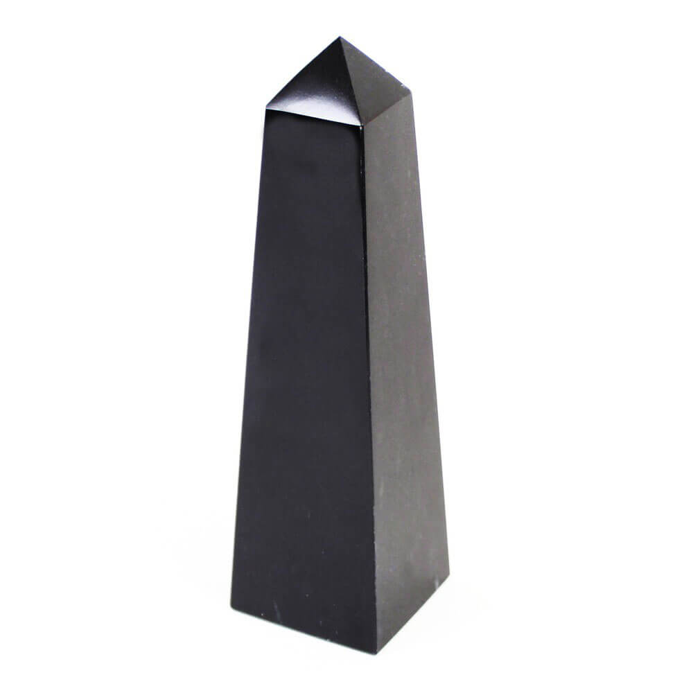 Custom Engraved Black Marble Pinnacle Award 8''